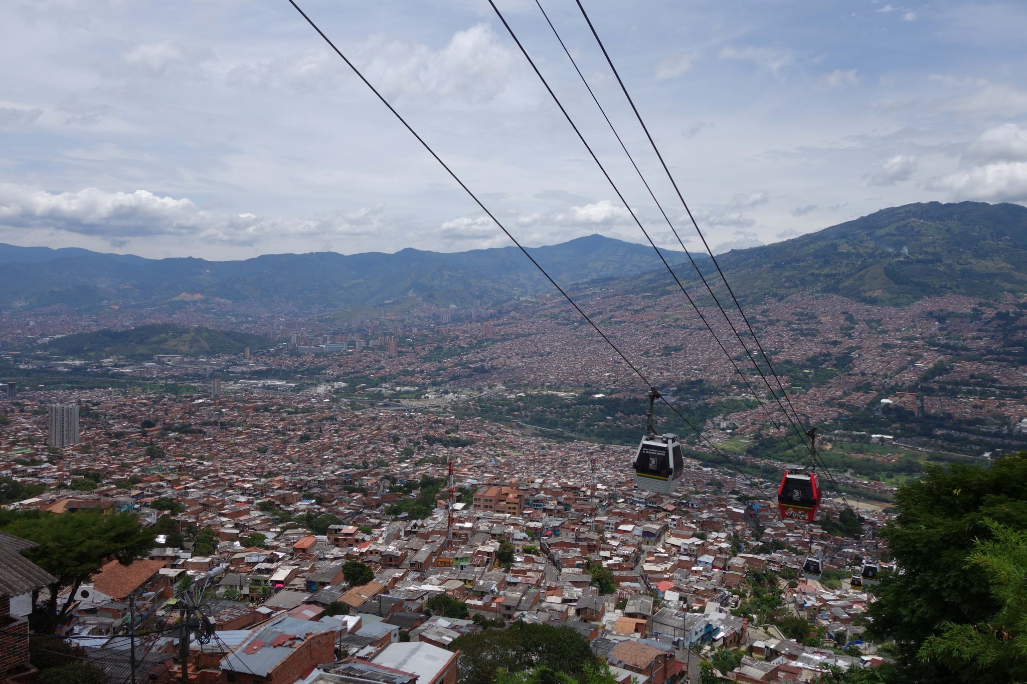 Seilbahn nach Santo Domingo in Medellin